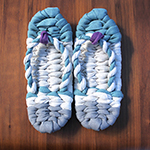 リネンの布ぞうり